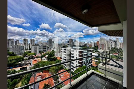 Sacada de apartamento à venda com 3 quartos, 280m² em Brooklin, São Paulo