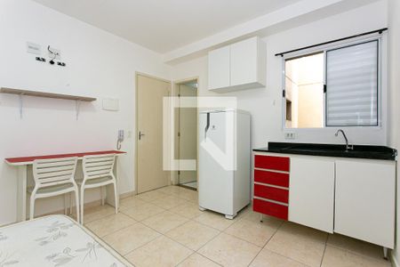 Cozinha de kitnet/studio para alugar com 1 quarto, 25m² em Tatuapé, São Paulo