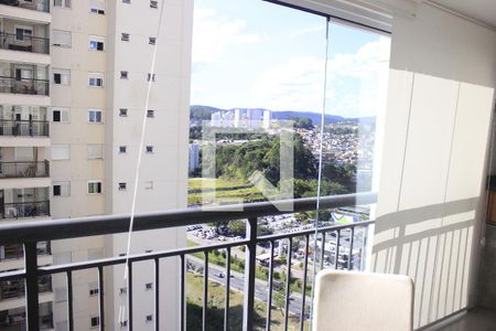Varanda Gourmet com lareira de apartamento à venda com 2 quartos, 68m² em Jardim Flor da Montanha, Guarulhos
