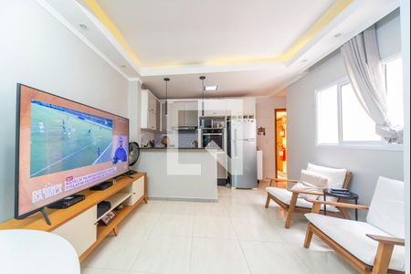 Sala de apartamento para alugar com 2 quartos, 100m² em Vila Linda, Santo André