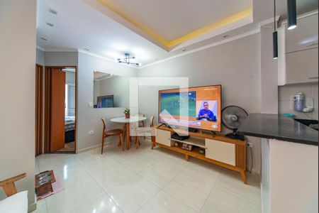 Sala de apartamento para alugar com 2 quartos, 100m² em Vila Linda, Santo André