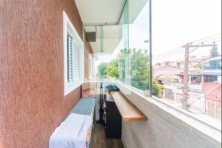 Varanda do Quarto 1 de apartamento para alugar com 2 quartos, 100m² em Vila Linda, Santo André