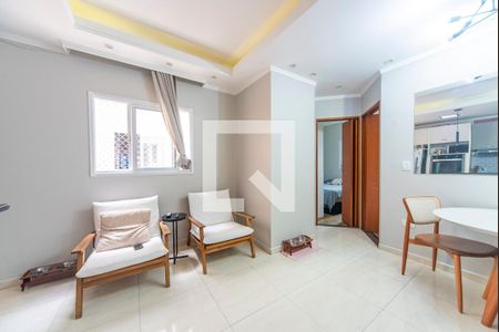 Sala de apartamento para alugar com 2 quartos, 100m² em Vila Linda, Santo André