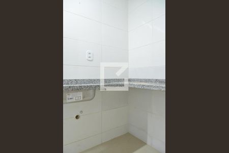 Cozinha de kitnet/studio para alugar com 1 quarto, 12m² em Jardim, Santo André