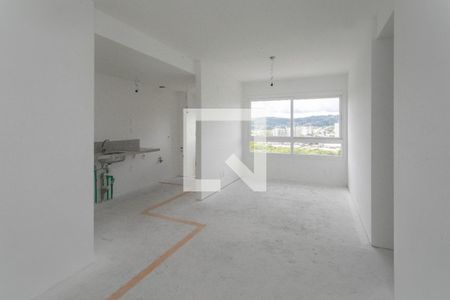 Sala de apartamento à venda com 3 quartos, 71m² em Jardim do Salso, Porto Alegre