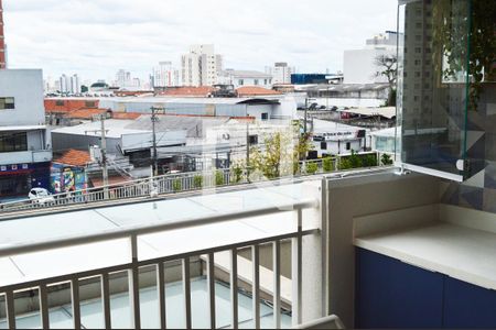 Varanda da Sala de apartamento para alugar com 2 quartos, 58m² em Penha de França, São Paulo