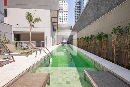 Studio à venda com 24m², 1 quarto e sem vagaPiscina