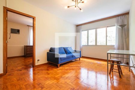 Sala de apartamento para alugar com 1 quarto, 81m² em Cerqueira César, São Paulo