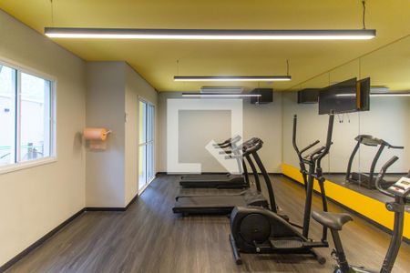 Apartamento para alugar com 29m², 1 quarto e sem vaga Apartamento para alugar com 29m², 1 quarto e sem vagaÁrea comum - Academia