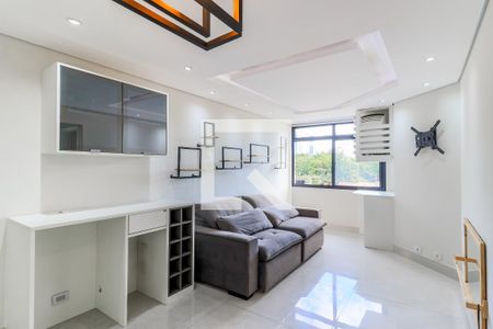 Sala de apartamento à venda com 1 quarto, 65m² em Santo Amaro, São Paulo