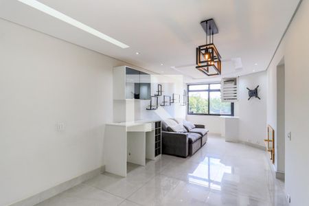 Sala de apartamento à venda com 1 quarto, 65m² em Santo Amaro, São Paulo