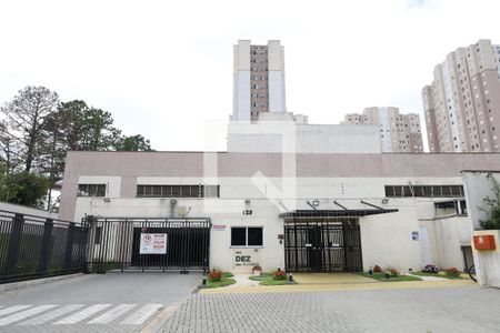 Apartamento à venda com 43m², 2 quartos e 1 vaga Fachada do condomínio - Placa instalada na fachada do condomínio