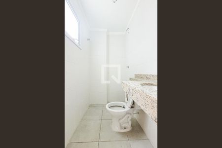 Banheiro de apartamento à venda com 1 quarto, 47m² em Vila Guiomar, Santo André