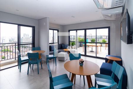 Apartamento à venda com 38m², 2 quartos e sem vagaÁrea comum - Salão de festas