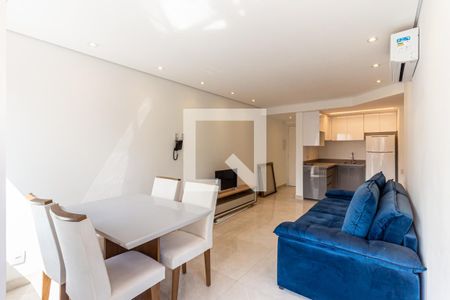 Sala de apartamento para alugar com 1 quarto, 48m² em Santa Cecilia, São Paulo