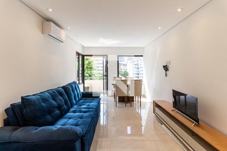 Sala de apartamento para alugar com 1 quarto, 48m² em Santa Cecilia, São Paulo