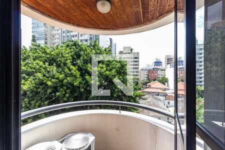 Varanda da Sala de apartamento para alugar com 1 quarto, 48m² em Santa Cecilia, São Paulo