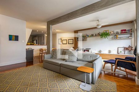 Sala de apartamento para alugar com 2 quartos, 122m² em Cerqueira César, São Paulo