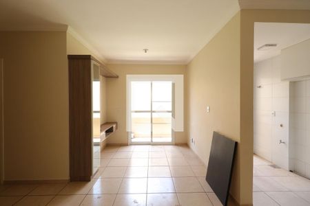 Sala de apartamento para alugar com 2 quartos, 63m² em Jardim Zara, Ribeirão Preto