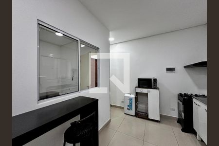 Sala/Cozinha de apartamento para alugar com 1 quarto, 30m² em Santo Amaro, São Paulo