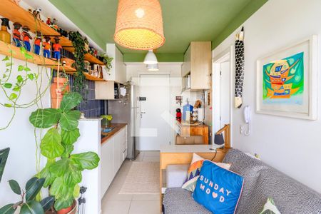 Sala de apartamento à venda com 1 quarto, 30m² em Vila das Belezas, São Paulo