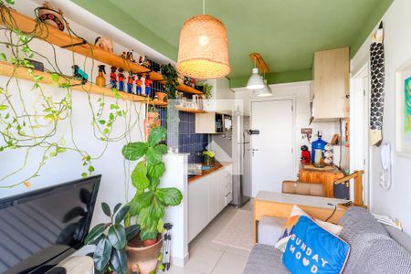 Sala de apartamento à venda com 1 quarto, 30m² em Vila das Belezas, São Paulo