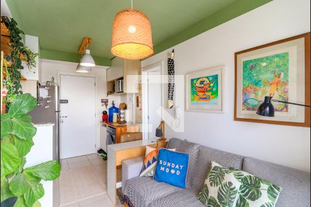 Sala de apartamento à venda com 1 quarto, 30m² em Vila das Belezas, São Paulo