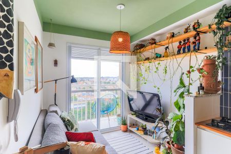 Sala de apartamento à venda com 1 quarto, 30m² em Vila das Belezas, São Paulo