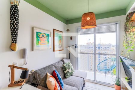 Sala de apartamento à venda com 1 quarto, 30m² em Vila das Belezas, São Paulo