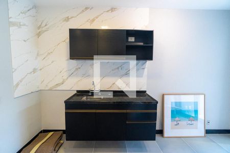 Sala/Cozinha de apartamento à venda com 1 quarto, 53m² em Jardim Prudência, São Paulo