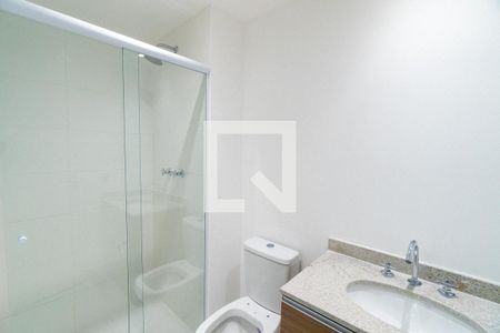 Banheiro da Suíte de apartamento à venda com 1 quarto, 53m² em Jardim Prudência, São Paulo