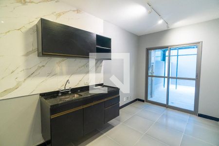 Sala/Cozinha de apartamento à venda com 1 quarto, 53m² em Jardim Prudência, São Paulo