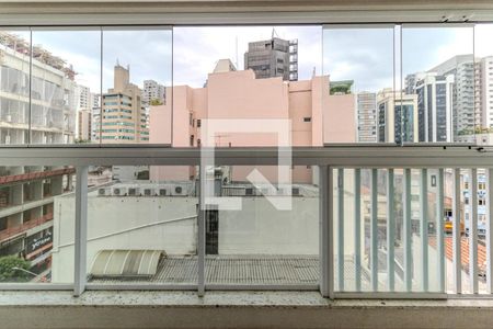 Studio para alugar com 36m², 1 quarto e sem vagaVaranda