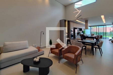 Sala de casa de condomínio à venda com 3 quartos, 200m² em Swiss Park, Campinas