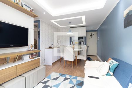 Sala de apartamento para alugar com 2 quartos, 81m² em Taboão, São Paulo