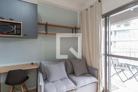 Sala de apartamento para alugar com 1 quarto, 30m² em Vila Nova Conceição, São Paulo