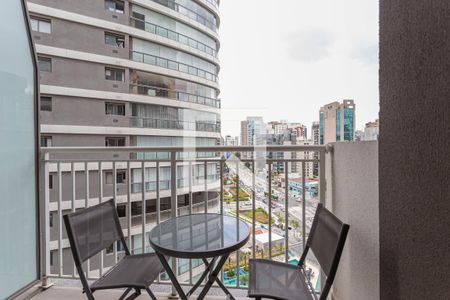 Varanda de apartamento para alugar com 1 quarto, 30m² em Vila Nova Conceição, São Paulo