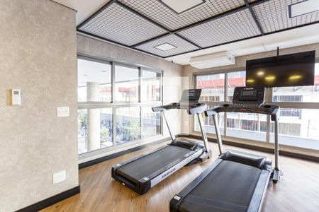 Apartamento para alugar com 30m², 1 quarto e sem vaga Apartamento para alugar com 30m², 1 quarto e sem vagaÁrea comum - Academia