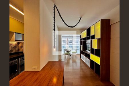 Sala de apartamento à venda com 1 quarto, 49m² em Vila Gertrudes, São Paulo