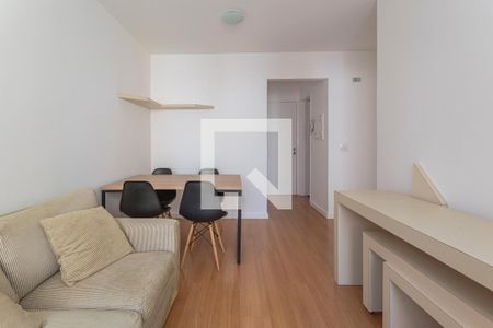 Sala de apartamento para alugar com 1 quarto, 40m² em Moema, São Paulo