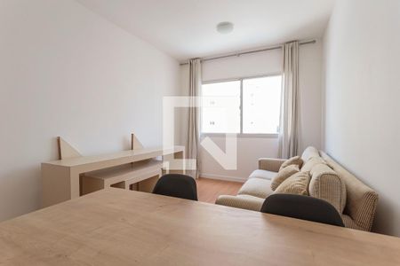 Sala de apartamento para alugar com 1 quarto, 40m² em Moema, São Paulo