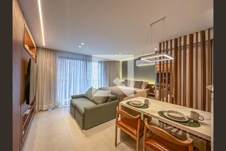 Sala/Quarto de kitnet/studio para alugar com 1 quarto, 42m² em Centro, Rio de Janeiro