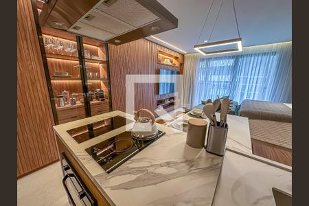 Studio à venda com 42m², 1 quarto e sem vagaCozinha