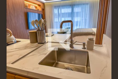 Studio à venda com 42m², 1 quarto e sem vagaCozinha - Torneira