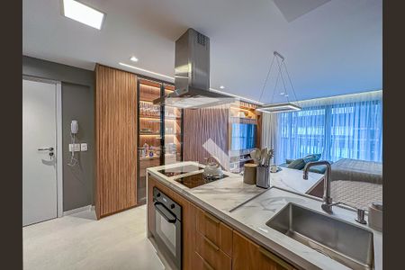 Studio à venda com 42m², 1 quarto e sem vagaCozinha