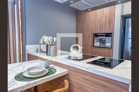 Studio à venda com 42m², 1 quarto e sem vagaCozinha