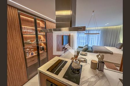 Studio à venda com 42m², 1 quarto e sem vagaCozinha