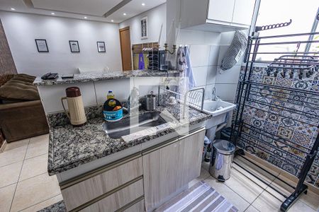 Cozinha de apartamento à venda com 2 quartos, 48m² em Bandeirantes (pampulha), Belo Horizonte