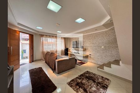 Sala de casa à venda com 3 quartos, 266m² em Vila Guaraciaba, Santo André