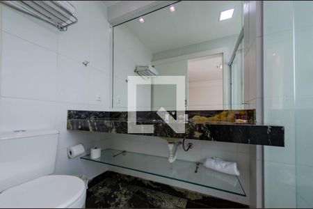 Banheiro suíte de kitnet/studio à venda com 1 quarto, 34m² em Estoril, Belo Horizonte